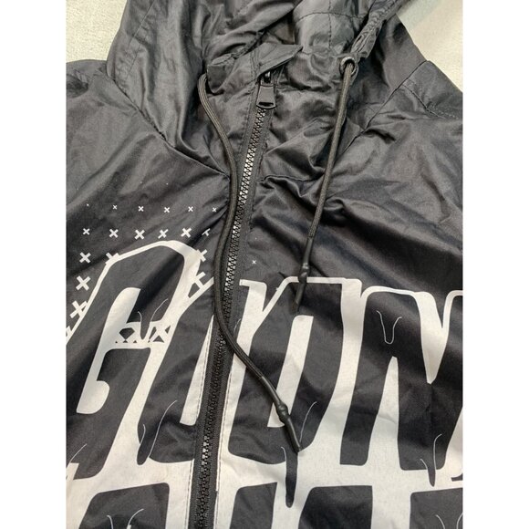 Looney Tunes Members Only Mens Large Black Goon Squad Windbreaker Jacket - Picture 8 of 16